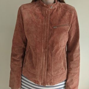 New Frontier Leather Suede Jacket M
